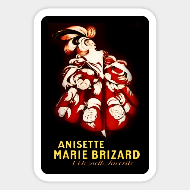 Leonetto Cappiello Anisette Advertising Poster Sticker by PatricianneK